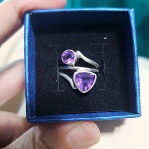 Ring Dream amethyst S925 size 6